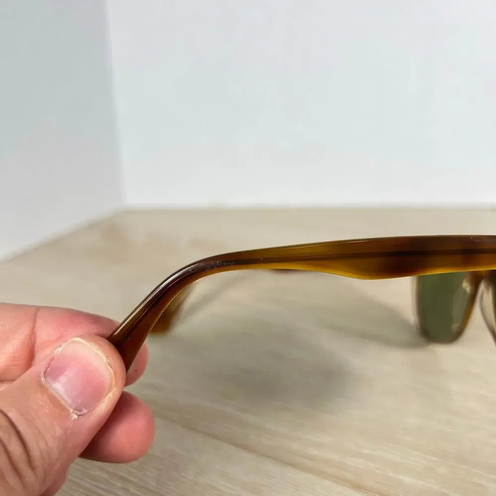 Ray-Ban RB2185 1293/1E Sunglasses Green Tint READ DESC Havana Brown 52-18-145